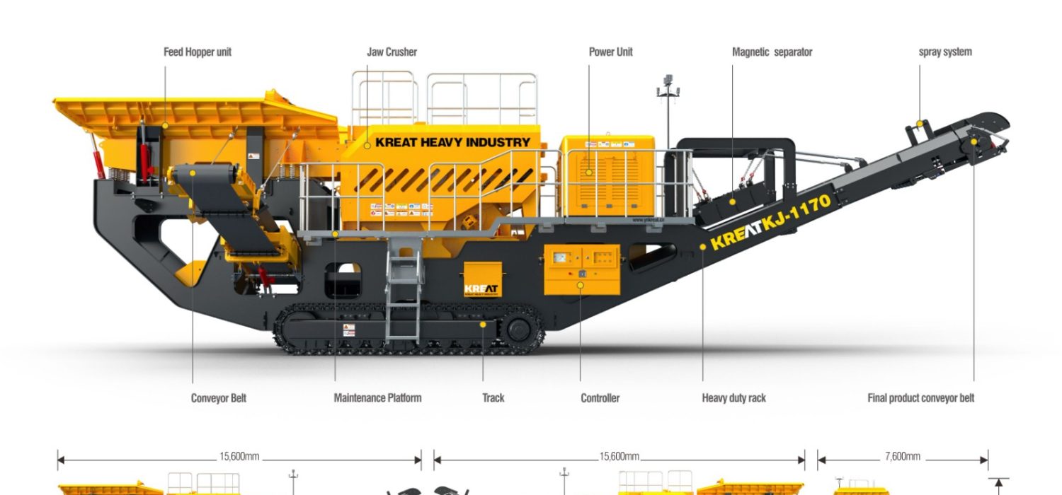 Tracks Mobile Jaw Crushing KJ-1170